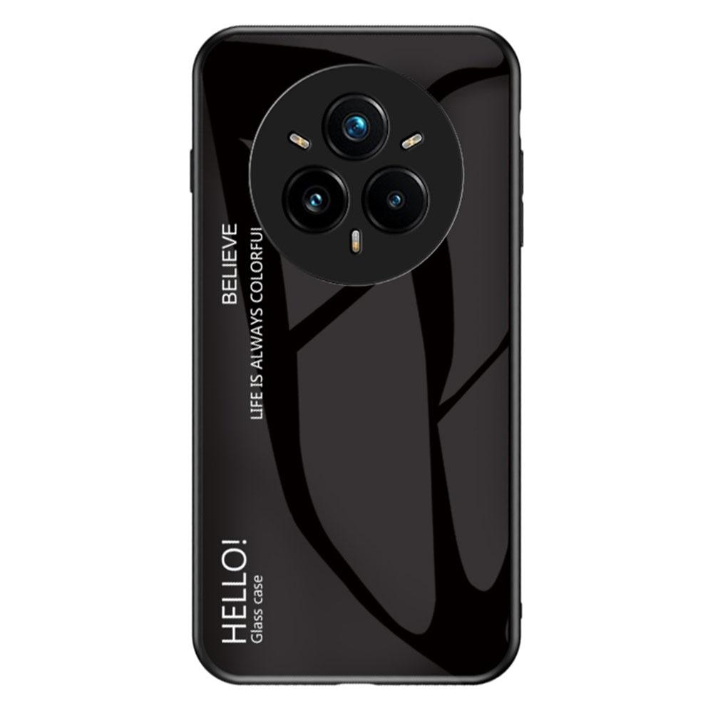 For Realme 14 Pro+ 5G Case Anti-Scratch Tempered Glass+PC+TPU Phone Cover