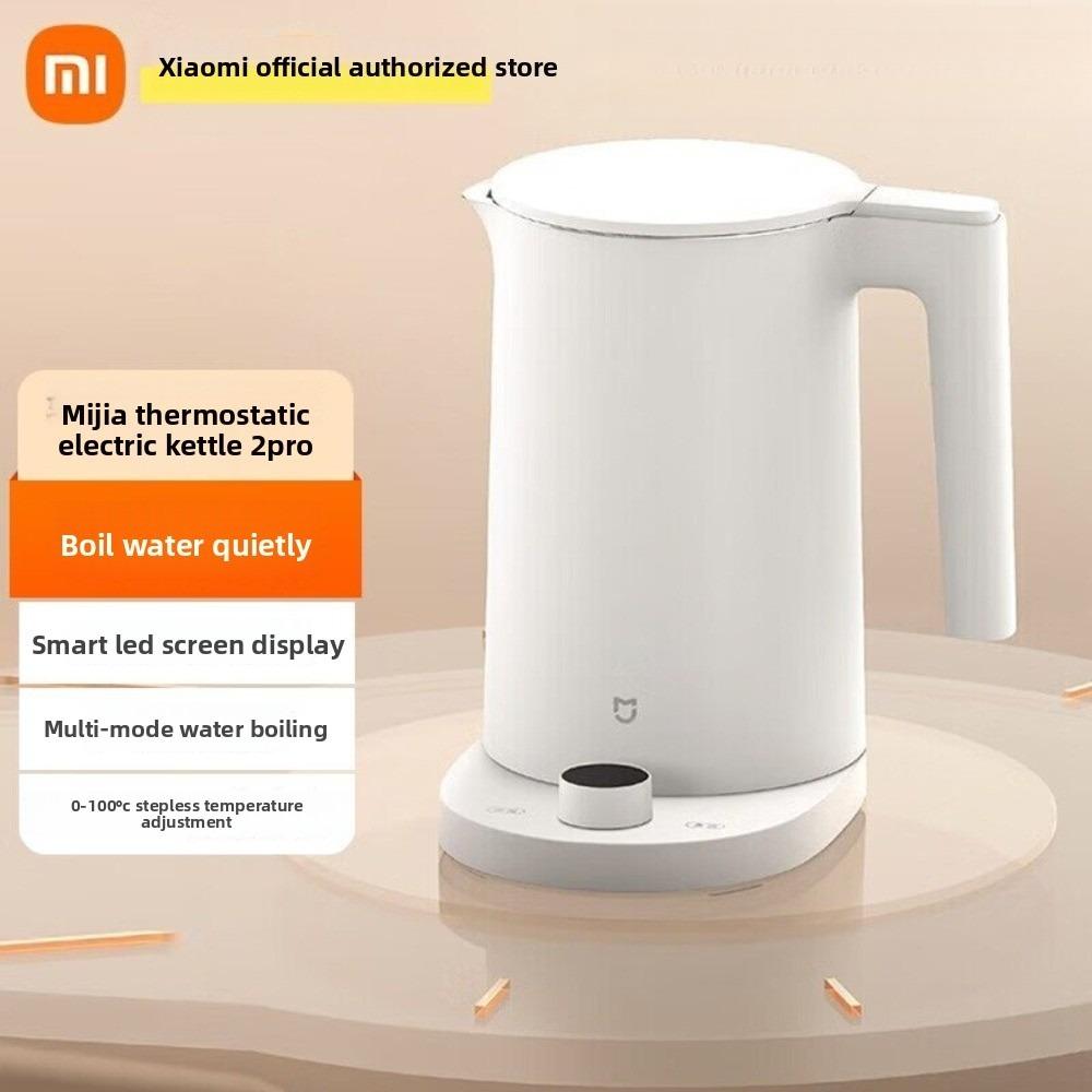 Xiaomi Mijia Thermostatic Electric Kettle 2 Pro 1.7L Quiet Boiling 0-100°C Stepless Temperature Adjustment Smart LED Display белый