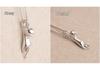 Korean Style 925 Sterling Silver Cat Pendant Necklace for Women