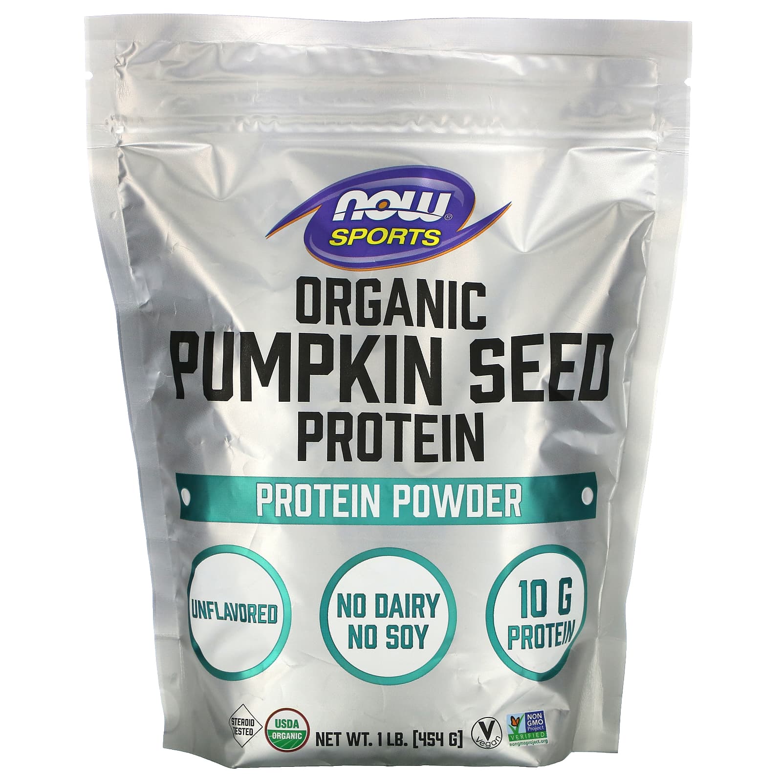 

NOW Foods, Sports, Organic Pumpkin Seed Protein Powder, Unflavored, 1 lb (454 g)