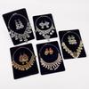 Bohemia Rhinestone Tassel Earring Korean Style Sparkling Necklace  Birthday Gift