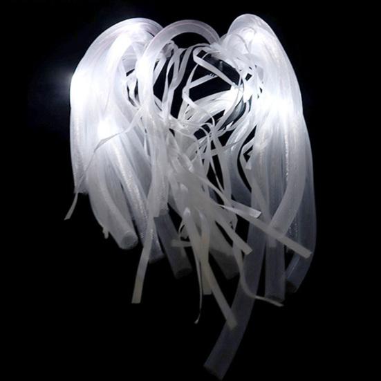 Glow Hair Braid Luminous LED Halloween LED Flashing Headband Costume Dress Up for Party