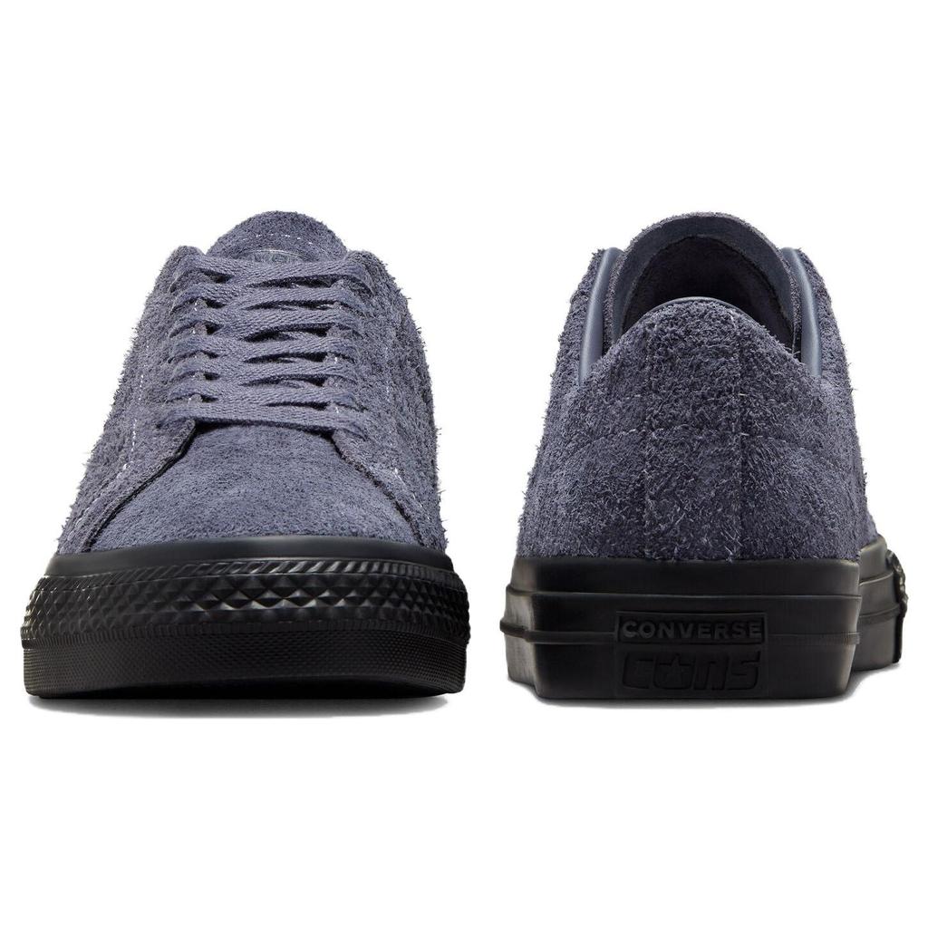 Converse One Star Pro Vintage Suede Low Dark Moth Black Unisex Sneakers Grey A04610C