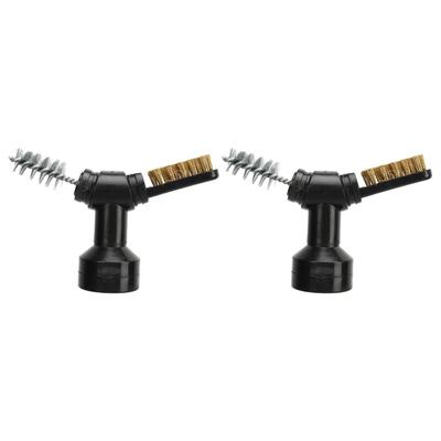 2Pcs Auto Batterie Pinsel Batterie Schutz Reiniger Staub Und Rost Entfernen Reinigung Hand Werkzeug