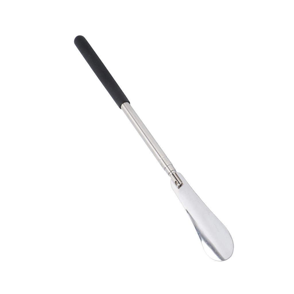 Long Shoe Horn Durable Rustproof Stainless Steel Plastic Handle 12in To 25in Length Adjustable Long Handled Shoe Horn