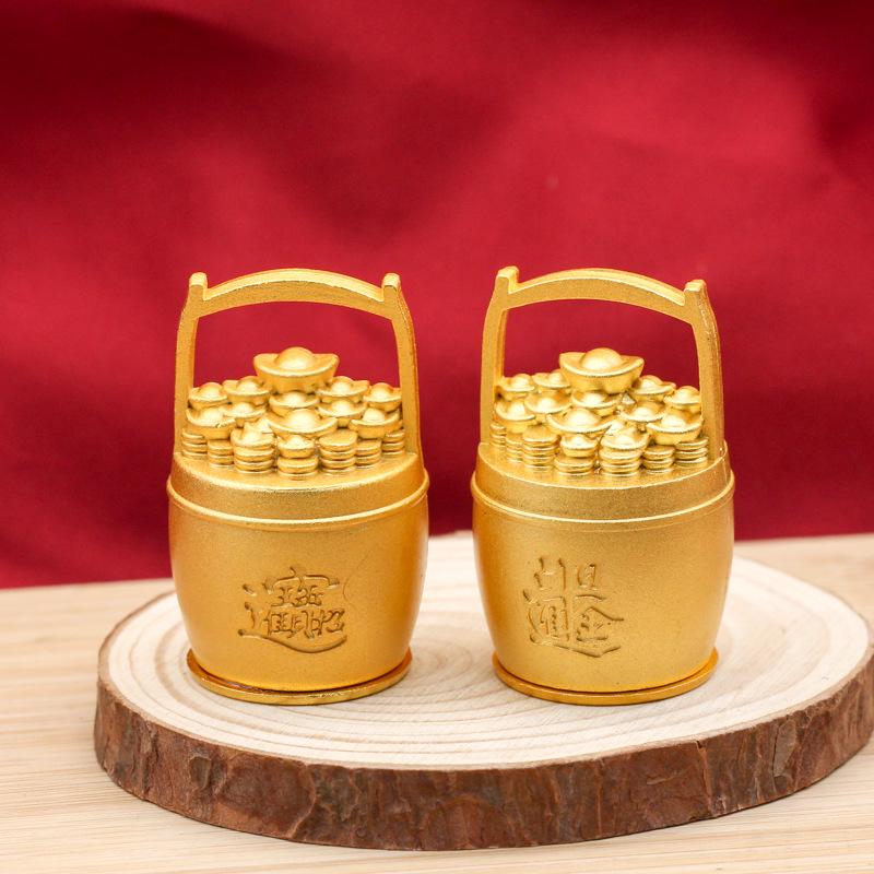 Gold Ingot Ornament: Home & Office Decor, Moving Gift