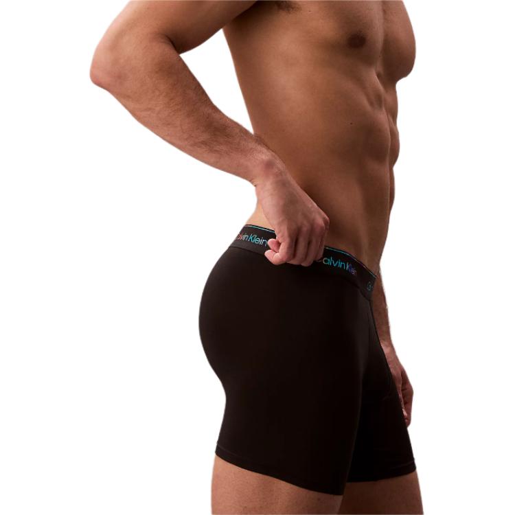 Calvin Klein Smooth Breathable Moisture-Wicking Mid-Rise Boxer Briefs Men Underwear LV00NB4236-UB1
