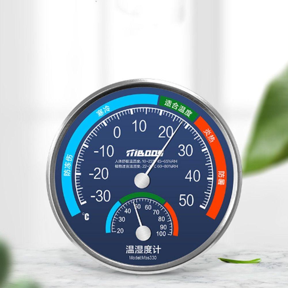 Wall Mount Hygrothermograph Battery-Free Temperature Hygrometer Analog Temperature  Laboratory