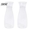 Trendy Flower Container Clear Bud Vase, Plastic Transparent Modern Plant Table Centerpiece Vase for Home Party Wedding Decor Lightweight