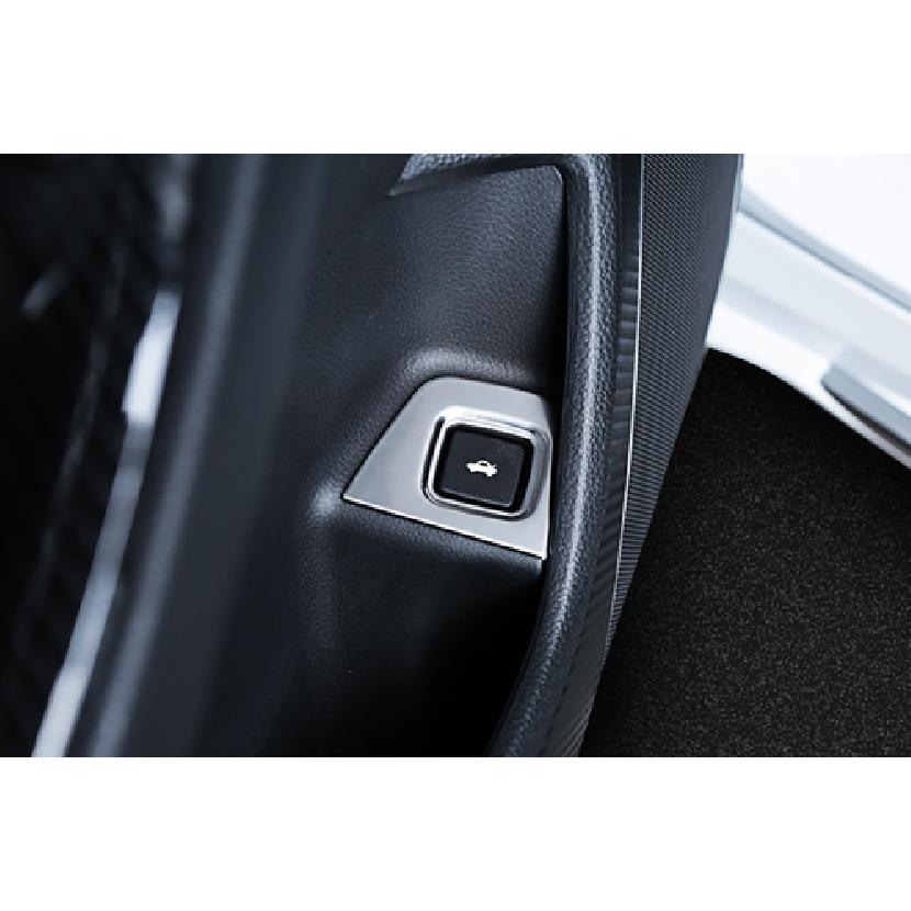 For Honda Accord 2018- Silver Titanium Tailgate Rear Door Switch Cover Trim