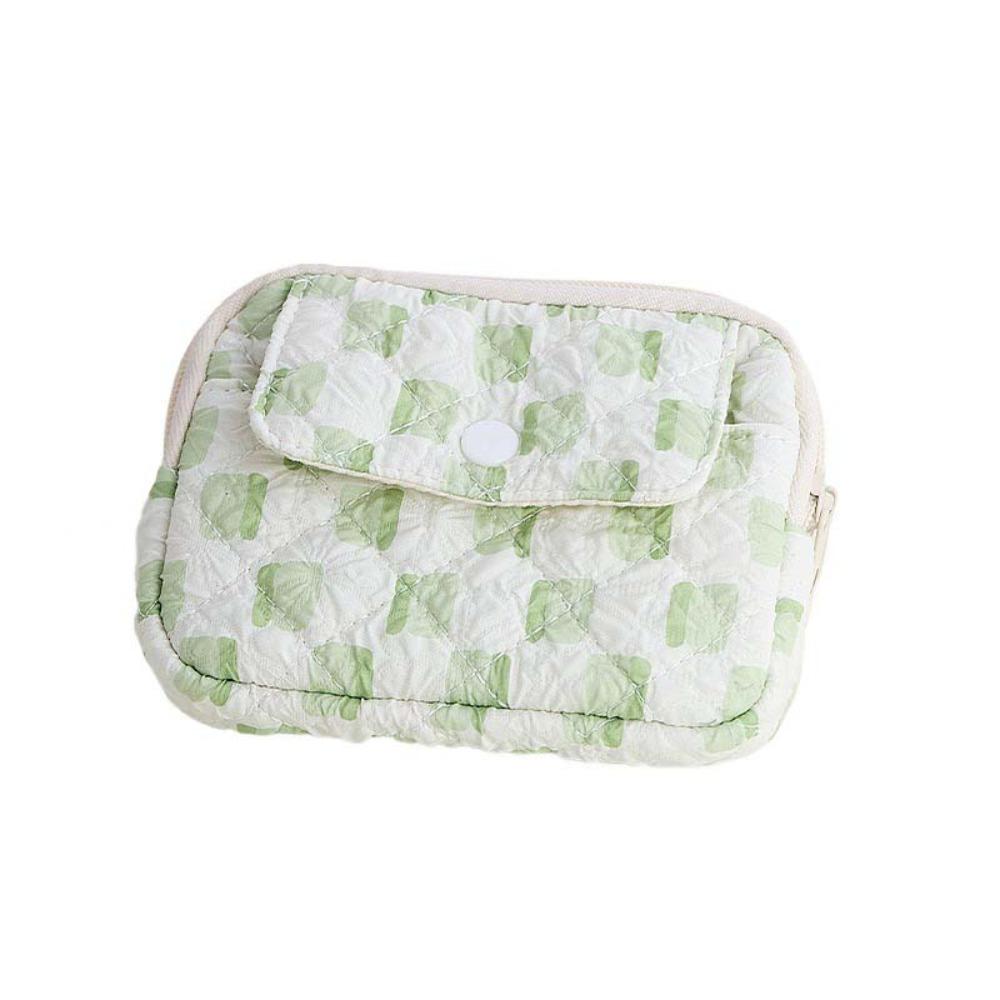 

Маленькая косметичка в горошек, сумка для помады, мини-холщовая сумка для хранения в полоску, стеганый хлопковый кошелек для монет, на каждый день Style 5