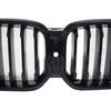 Single Line ABS Front Hood Kidney Grill Gloss Black Racing Grills For BMW X3 X4 G01 G02 LCI 2022+ Car Styling Replacement