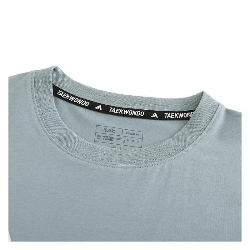 Adidas Comfortable Breathable Skin-Friendly Classic Logo Printed Casual Knitted Round Neck Short Sleeve T-Shirt Unisex T-Shirts ADICLTS24CTK-PBW