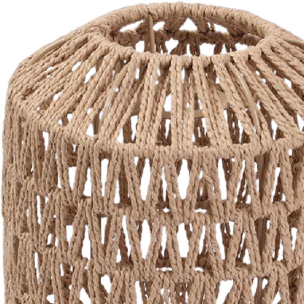 Woven Rattan Pendant Light Shade, for Home Hallway House Decoration Fixture
