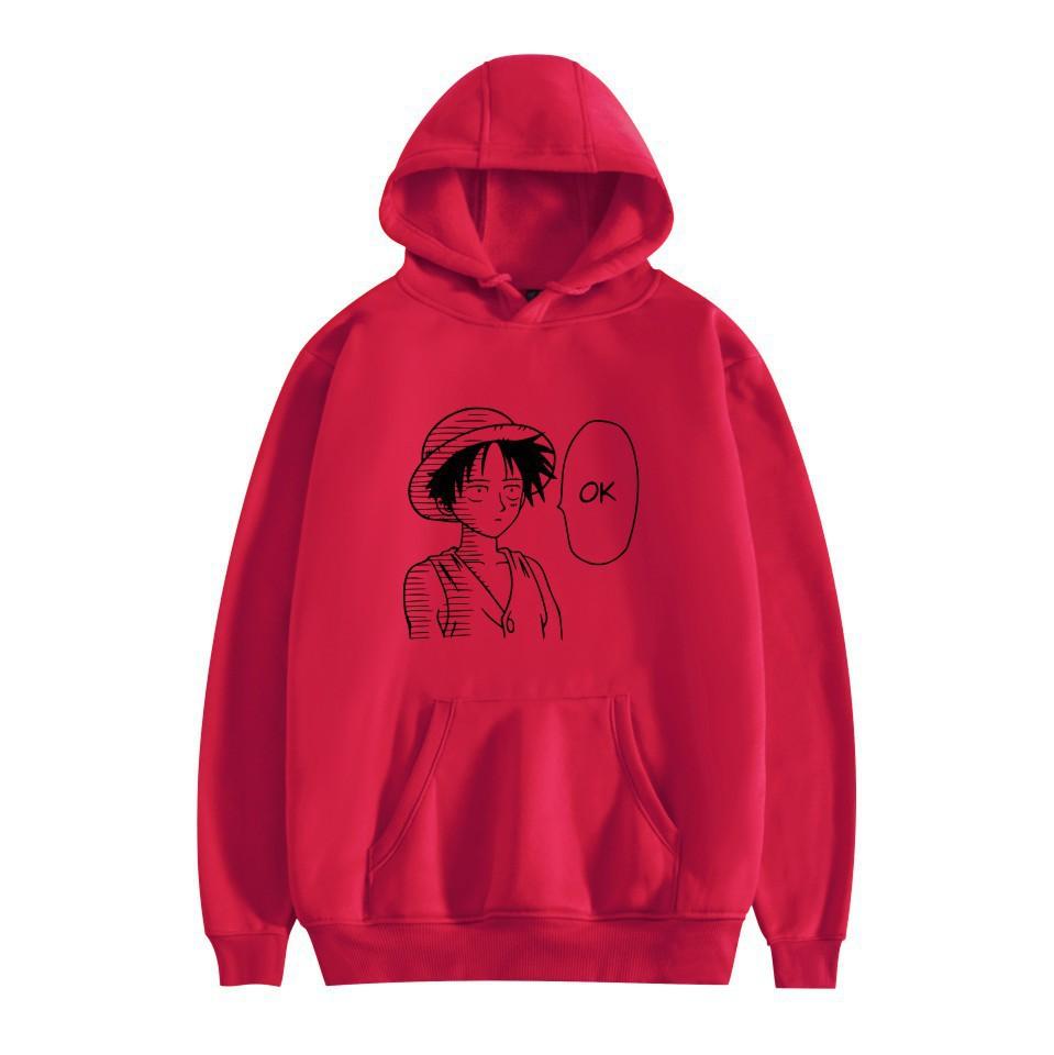 Anime Peripheral Printing Casual Hooded Sweater Couple