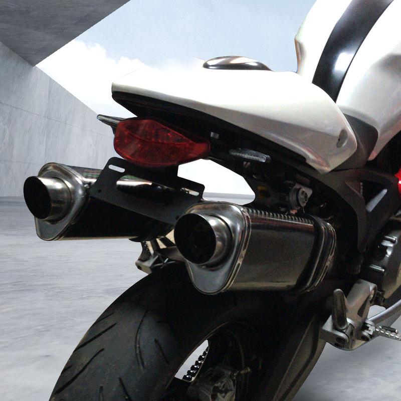 Fit for Ducati Monster 696 795 796 1100 Evo All Years License Plate Holder Bracket Rear Tail Tidy Fender Eliminator Kit
