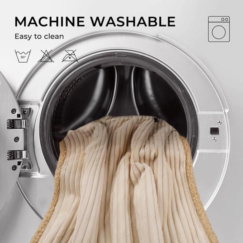 100% Waterproof Winter Warm Plaid Blanket for Bed Blanket-Thickened Large Size Composite Flannel Blanket 2024 New