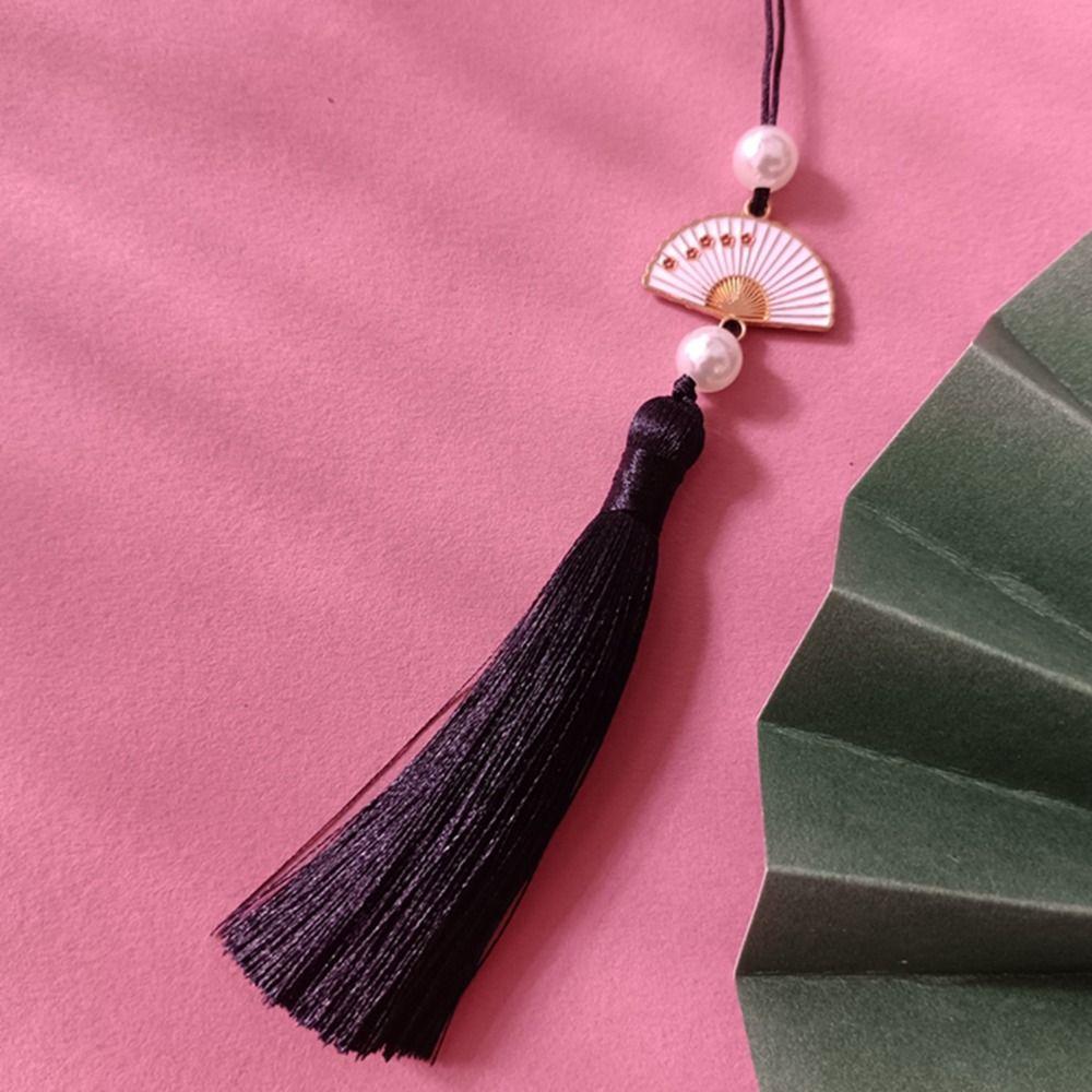 Lucky Bookmark Tassels DIY Crafts Phone Pendant Chain Clothing Pendant Tassel Car Keyring  Earrings