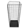 Umbrella Holder Metal Entryway Storage Rack Indoor Entrance Walking Stick Stand with Bottom Drip Tray Black
