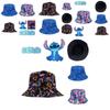 New Stylish Stizy Graffiti Black Cartoon Printed Adult Fisherman Hat Casual Bucket Hat Sunscreen Cap