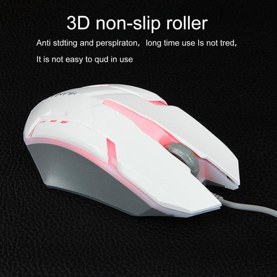 Milang M8 Optical Mouse Anti-skid USB 3D Mouse Wheel