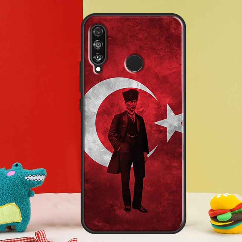 Turkei Turkey Ataturk Flag For Huawei Nova 5T 9 10 SE 12i 12s 11i Y91 Y90 Y60 Y70 Y72 Y61 P60 P30 Pro P20 P40 Lite Case