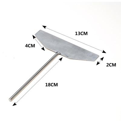 Antihaftbeschichtetes Pfannkuchen-Grillplatten-Set: Edelstahl-Schaber und Spatel Werkzeuge