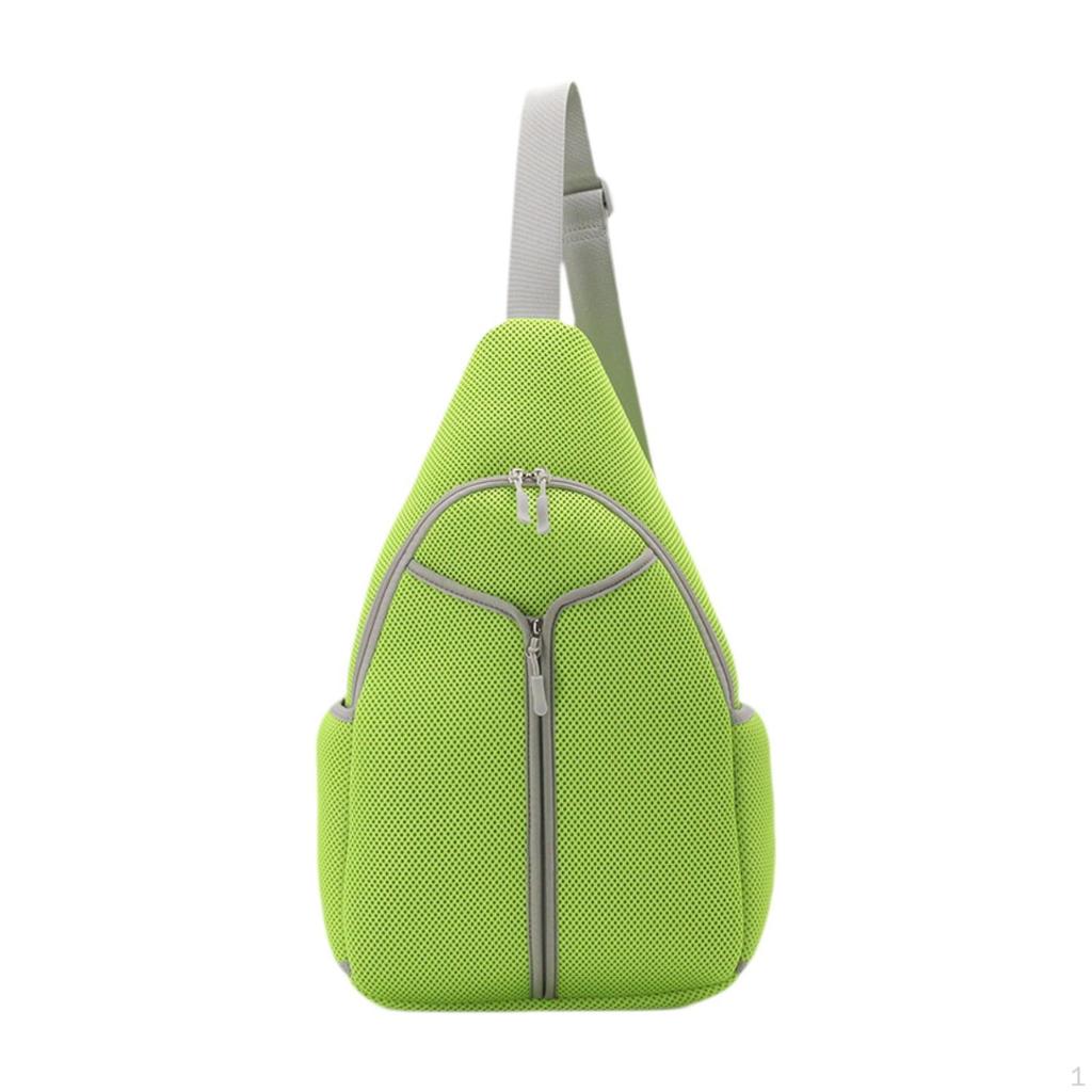 Umhängetasche Tennis Atmungsaktiv Verstellbar Leichtgewicht Crossbody Rucksack für Badmintonschläger