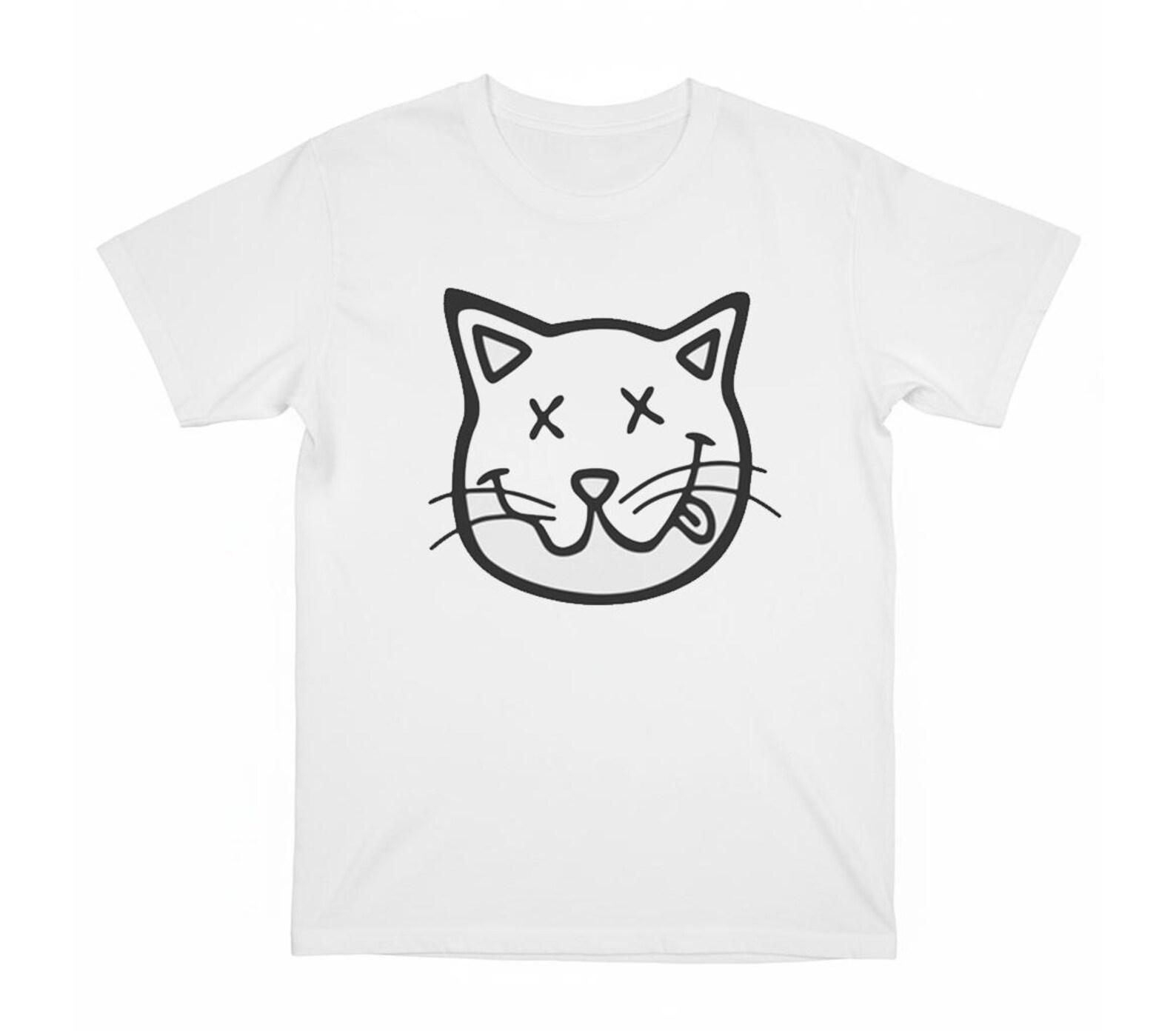 Funny Fainted cat shirt •Cat meme shirt •Cat lover Gift •Silly Cats Shirt •Silly Kitten Tshirt •Cute Kitten Tee •Cat Mom Dad Gift XL