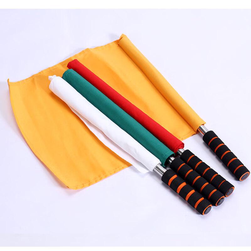 Referee Signal Flag Set with Stainless Steel Pole