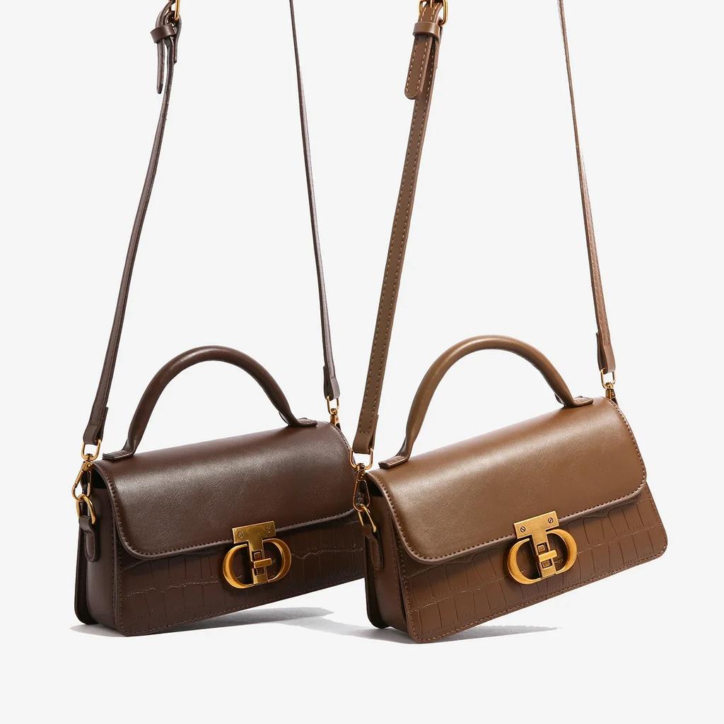 Small Leather Underarm Bags for Women Chain Shoulder Crossbody Bag Vintage Underarm Bags for Women