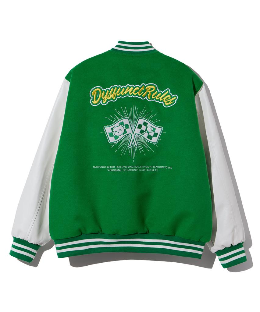 Dysfunct D Logo Stadium Jacket (Green)