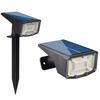 Solar Powered Solar Panel Lights Adjustable Waterproof Solar Flood Wall Lamp Super Bright Floor Plug Landscape Spotlights Garden