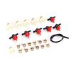 Gas Tank Shut Off Valve Clamp Fuel Filter Fuel Line Kit Lawn Mower Brush Cutter Accessory