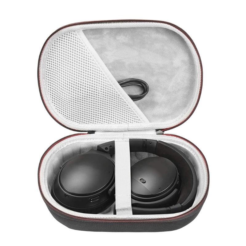 Lightweight Carrying Case Storage Box for QC45 QC35 QC25 QC15 Headphones Anti-Scratches Bag Suitable for Travel Sports
