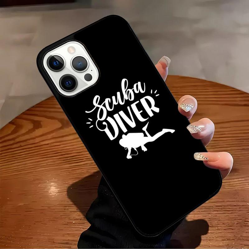 

Scuba Diver Underwater Diving Phone Case For iPhone 17 Air 16 15 14 13 12 11 Pro Max Max Plus Bumper Case Cover iPhone 11