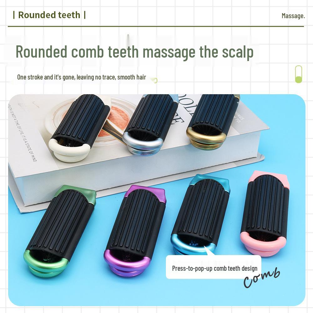 Taşınabilir Katlanabilir Makyaj Aynası ve Air Cushion Saçak Tarağı Seti