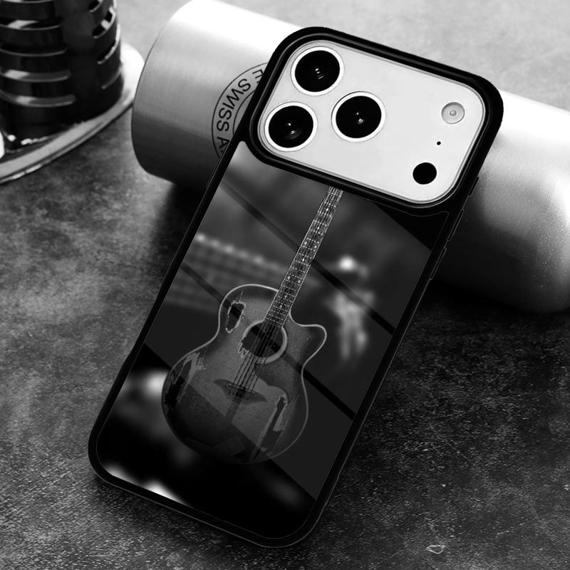 Musical Violin Guitar Phone Case for iPhone 17 16 15 Pro Max Air 14 13 12 11 Plus Shockproof Capa Cover