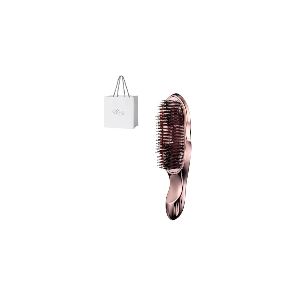 ReFa ION Care Brush Premium Ionic Hair Brush with Ergonomic Design and Rechargeable Battery