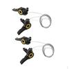 3x5/3x6/3x7 Thumb-tap Bike Bicycle Shifter Levers Replacement Derailleur 2 Pairs