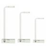 Clear Acrylic L-Shaped Earring Display Rack - 3-Piece Set for Stud Earrings