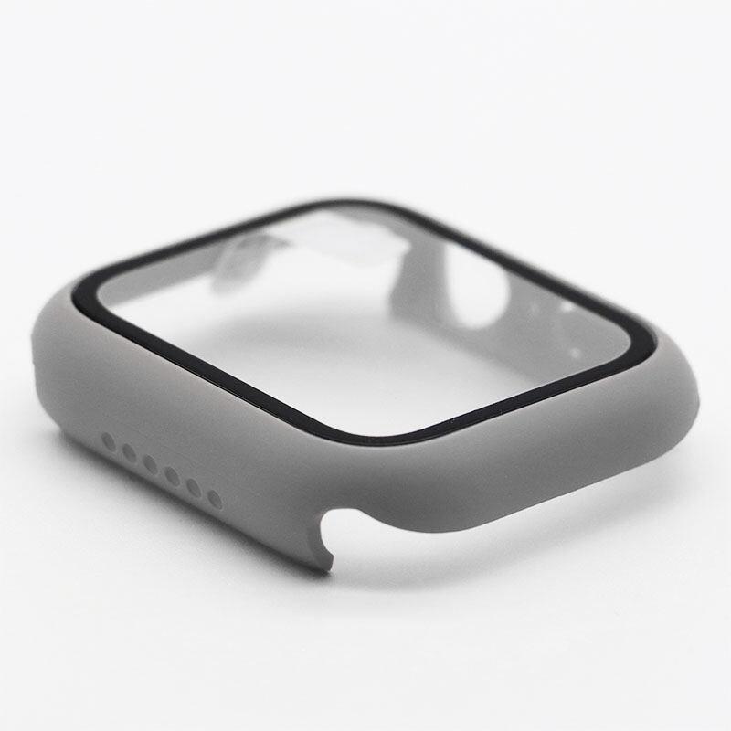 Tempered Glass+Cover PC bumper Screen Protector Case For Apple Watch Series 9 8 7 6 5 4 3 iWatch 45mm 41mm 44mm 40mm 42mm 38mm