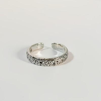 Unisex Chinesischer Stil Glücksbringendes Wolkenmuster Ring