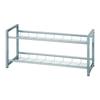 Etagère Rangement Chaussures Janis 80x38x30 Cm Aluminium