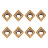 10pcs CNC Carbide Tips Inserts Blade Cutter Lathe Turning Tool With Box