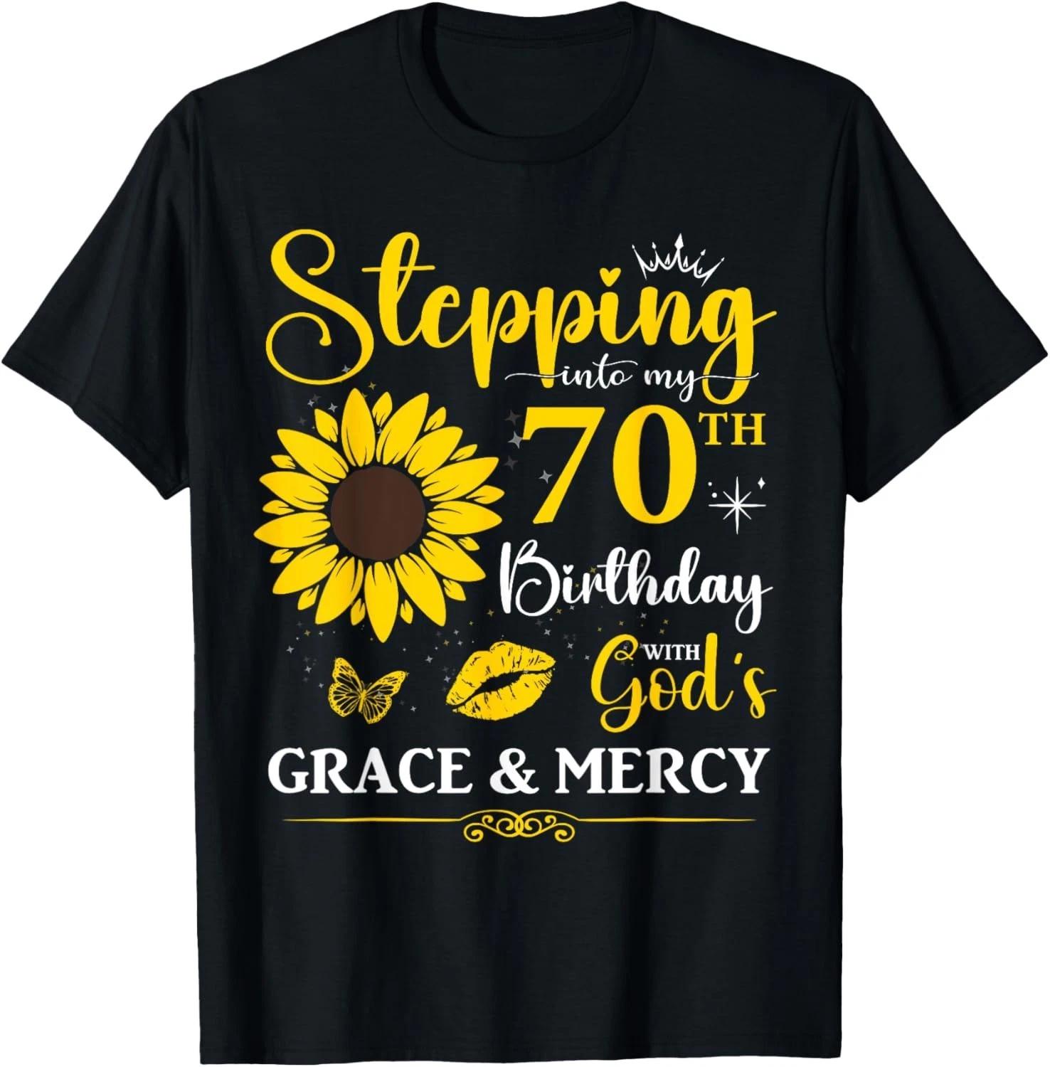 70th Birthday Seventy 70 Years Old Bday Party Funny Womens Gift Unisex T-Shirt 2XL