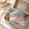 Hair Drying Towels with Button, Super Absorbent Double-Layer Coral Fleece Hair Towel, Quick Drying Travel Bathing Hair Wrap