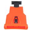 Chainsaw Sharpener Toughness Wear Resistance Outdoor Woodworking Chain Saw Sharpener Orange