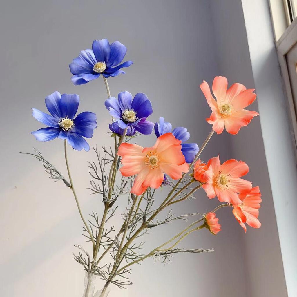 Artificial Coreopsis Cosmos Silk Flowers for Home & Wedding Decoration