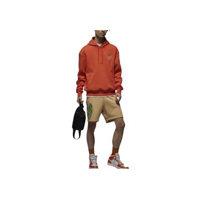Jordan Flight MVP Fleece Hoodie Men Tops Orange DV7577-817
